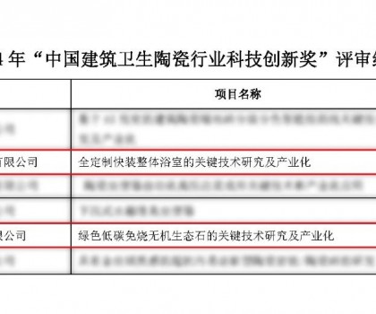 重磅！東鵬整裝衛(wèi)浴獲科技進步一等獎！